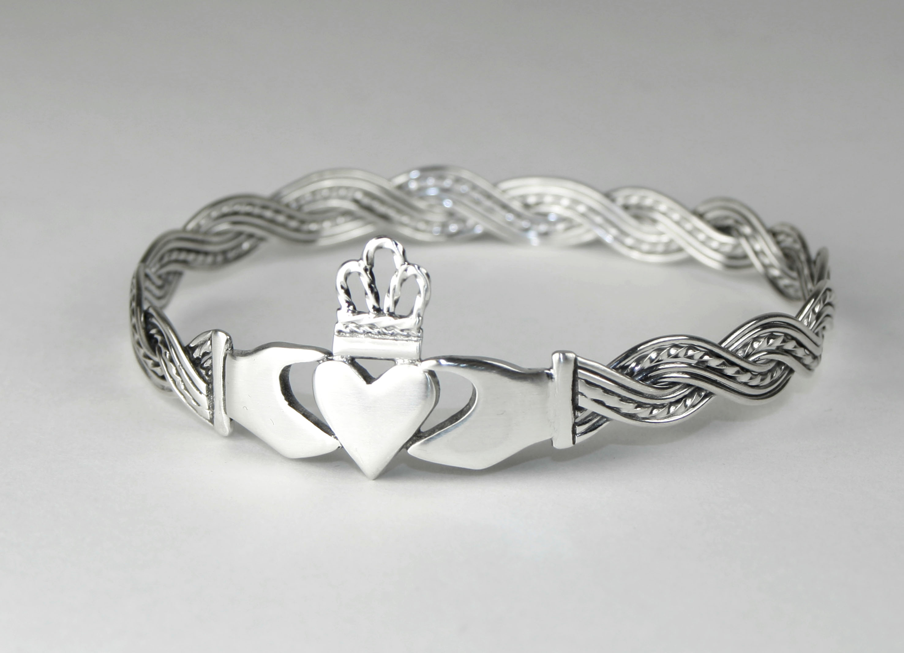 Custom made Claddagh bangle