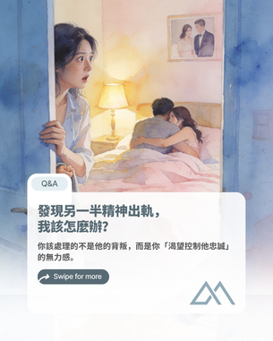 Q&A：發現另一半精神出軌，我該怎麼辦？