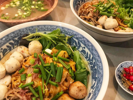 Fishball Noodles (Mee Pok Dry)