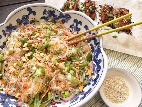 Healthy Thai Glass Noodle Salad
