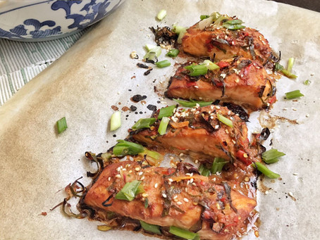 Spicy Thai Baked Salmon