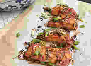 Thai Baked Salmon With Kaffir Lime Marinade