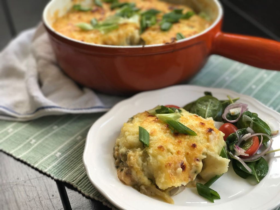 Fisherman's Pie With Cheddar Mash