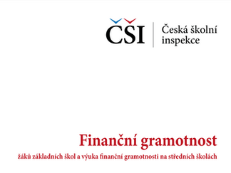 Česká školní inspekce | Finanční gramotnost žáků základních a středních škol