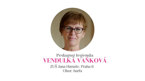 „Pro šikovné děti není nic nemožné. Na harfu se naučí hrát na rozdíl od dospělých s přehledem.“ | Rozhovor s Vendulkou Vaňkovou