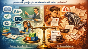 Inteligentní chatboti ve vzdělávání: pomocník pro jazykové dovednosti, nebo problém?