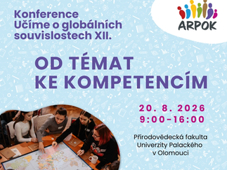 Blíží se další ročník konference Učíme o globálních souvislostech