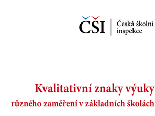 Kvalitativní znaky výuky různého zaměření v základních školách | Tematická zpráva České školní inspekce