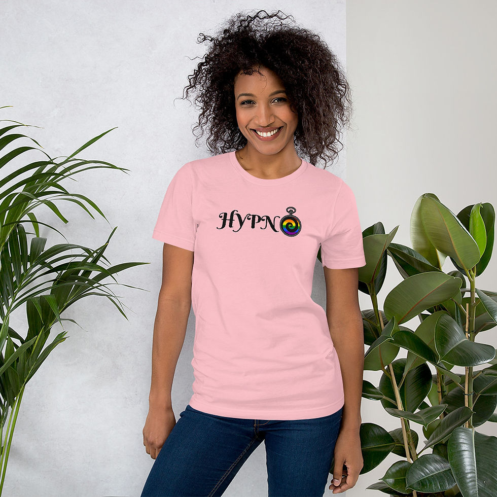 Thumbnail: Hypno Pride Unisex T-Shirt (Black Text)