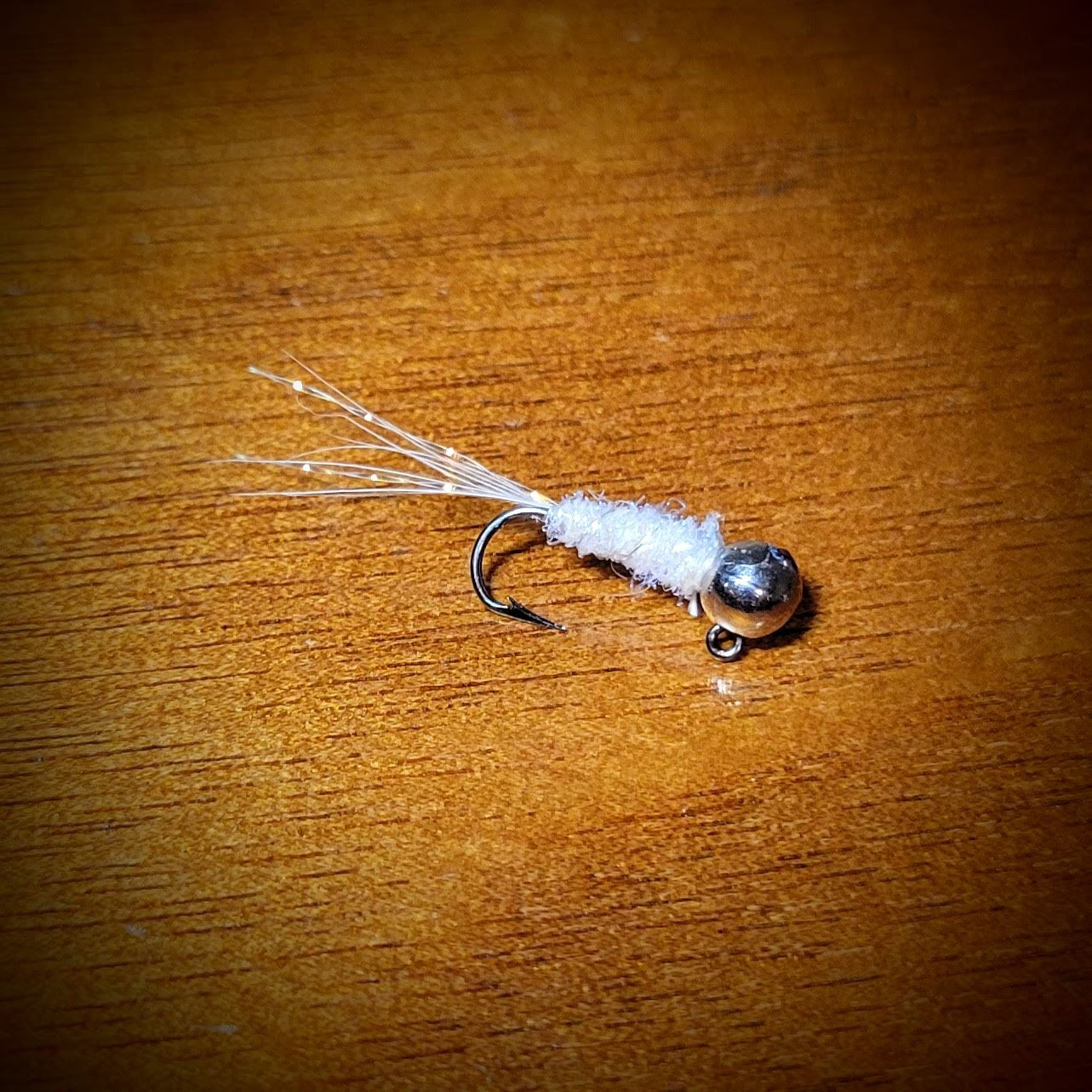 mini minnow tungsten ice fly