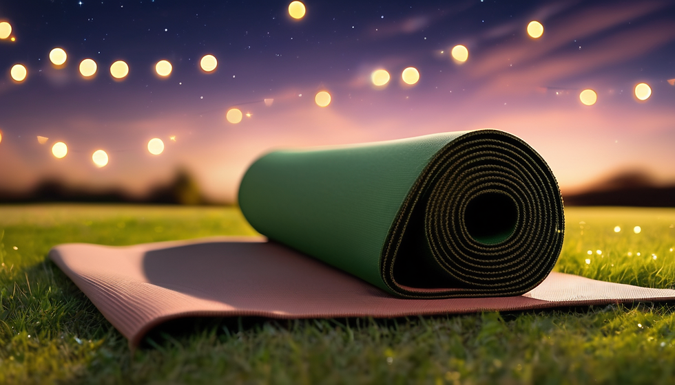 Twilight Yoga Session Under Stars