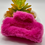 Thumbnail: Hot Pink Fluffy Hair Claw Clip