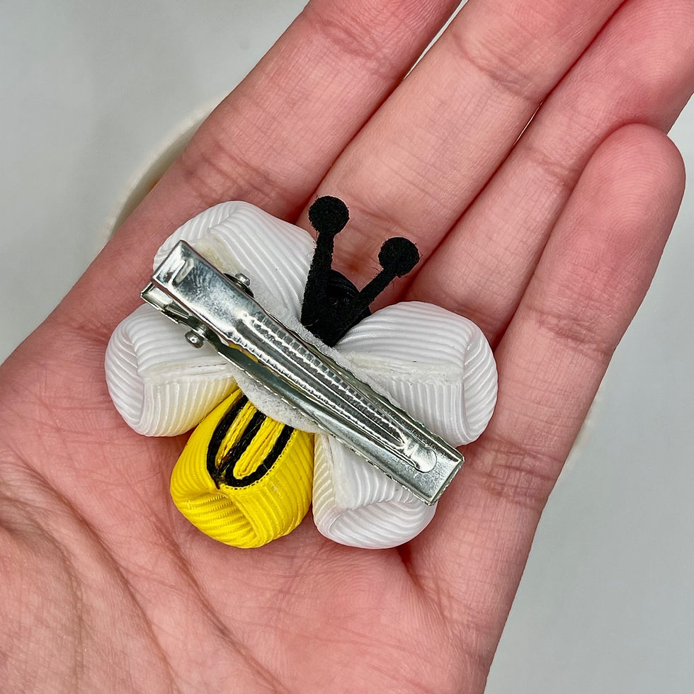 Thumbnail: Girl’s Bumblebee Design Hair Clips  