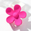 Thumbnail: Hot Pink Flower Hair Claw Clip