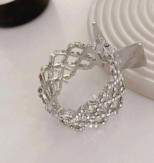 Thumbnail: Rhinestone Ponytail Hair Claw Clip