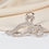 Thumbnail: Crystal Ribbon Hair Claw Clip – Gold or Silver