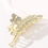 Thumbnail: Crystal Rhinestones & Pearl Butterfly Hair Claw Clip