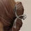 Thumbnail: Elevate your style with the Large Gun Metal Black Ribbon Claw Clip from decogirldesigns.store