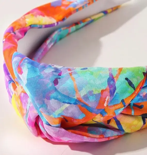 Thumbnail: Graffiti Knot Design Hair Headband