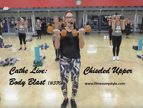 Cathe Live Review: Chiseled Upper Body Blast (#370)