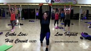 Cathe Live Review: Low Impact HIIT Circuit (#38)