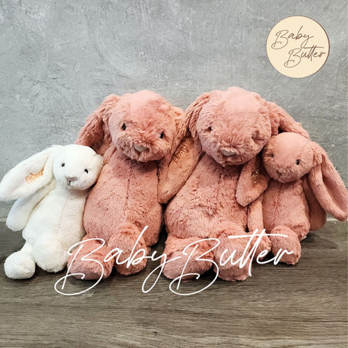 Blossom Blush Bunny 'Cherry' (Medium, 31cm) - Personalised
