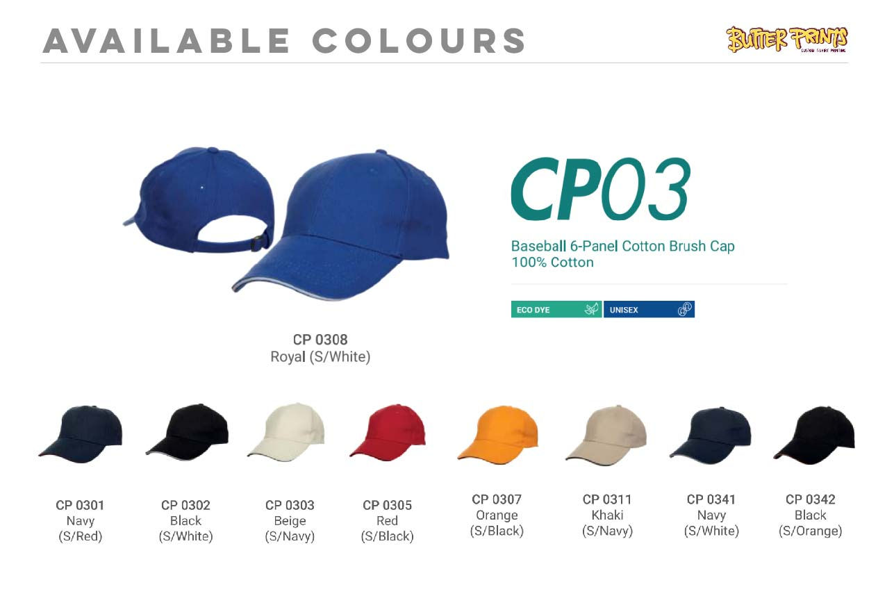 Cotton Caps 2-toned (CP03)
