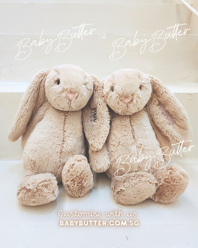 Bashful Twinkle Bunny (Medium, 31cm) - Personalised Jellycat Bunny
