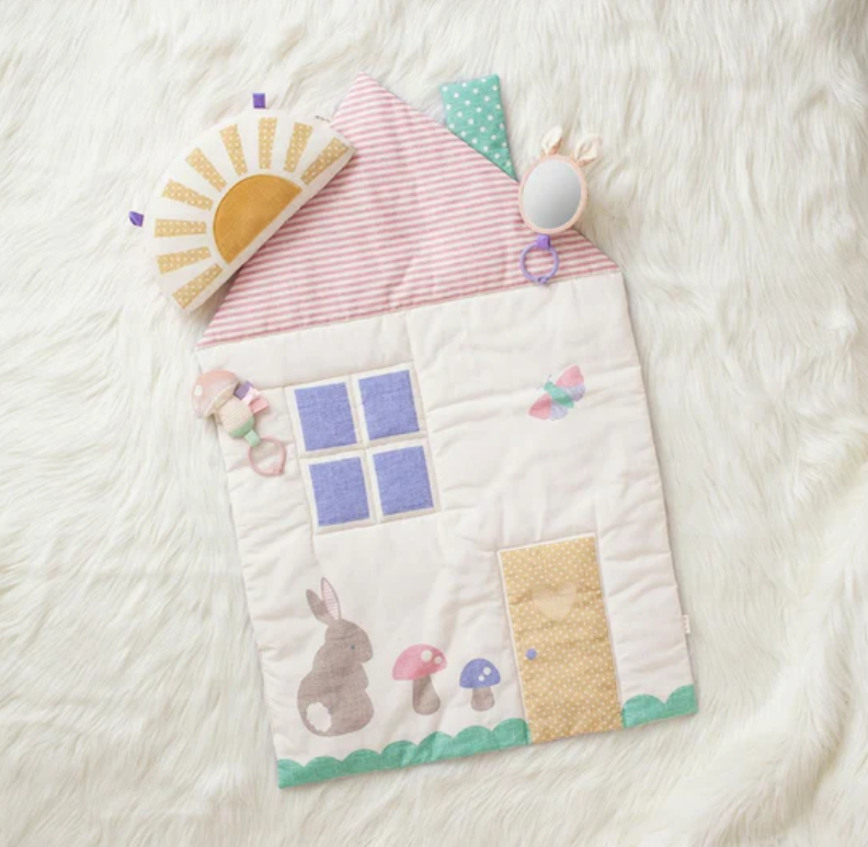 Imej kecil: Pink Cottage - Bitzy Bespoke™ Ritzy Tummy Time Play Mat