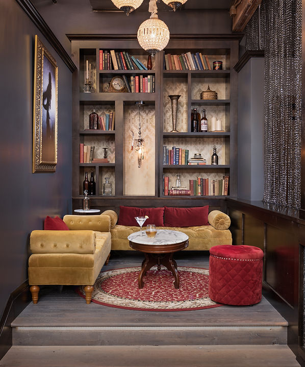 Devil's Toboggan Built in Shelving