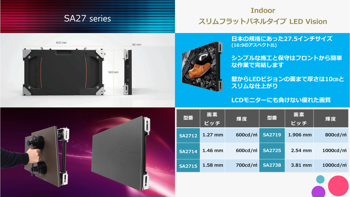 Ledビジョン導入による広告配信 静雲堂