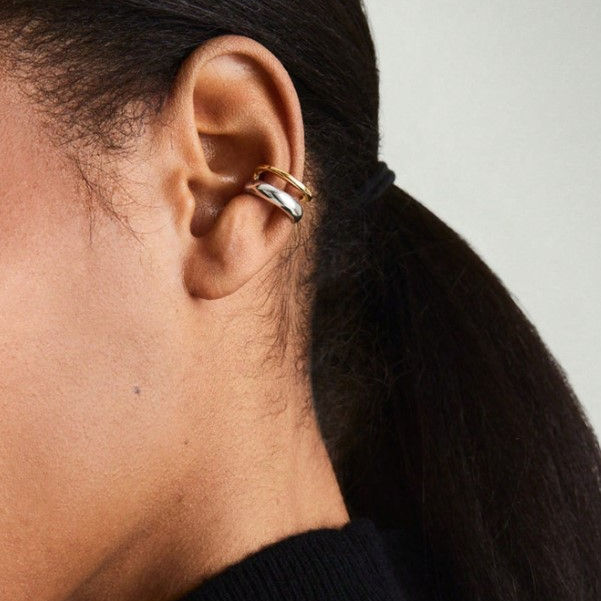 Thumbnail: Nayah Duotone Cuff Earring 