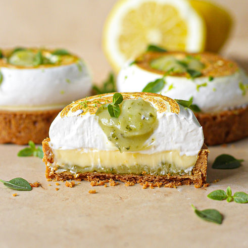 tarte citron basilic