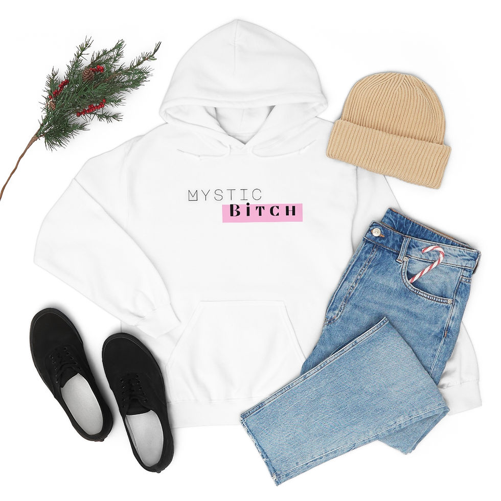 Thumbnail: Mystic Bitch Spiritual Unisex Heavy Blend™ Hooded Sweatshirt