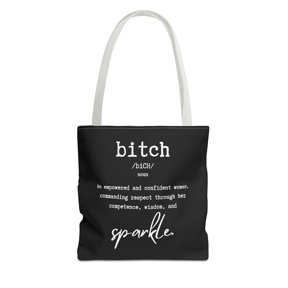 Thumbnail: Bitch Tote Bag (AOP)