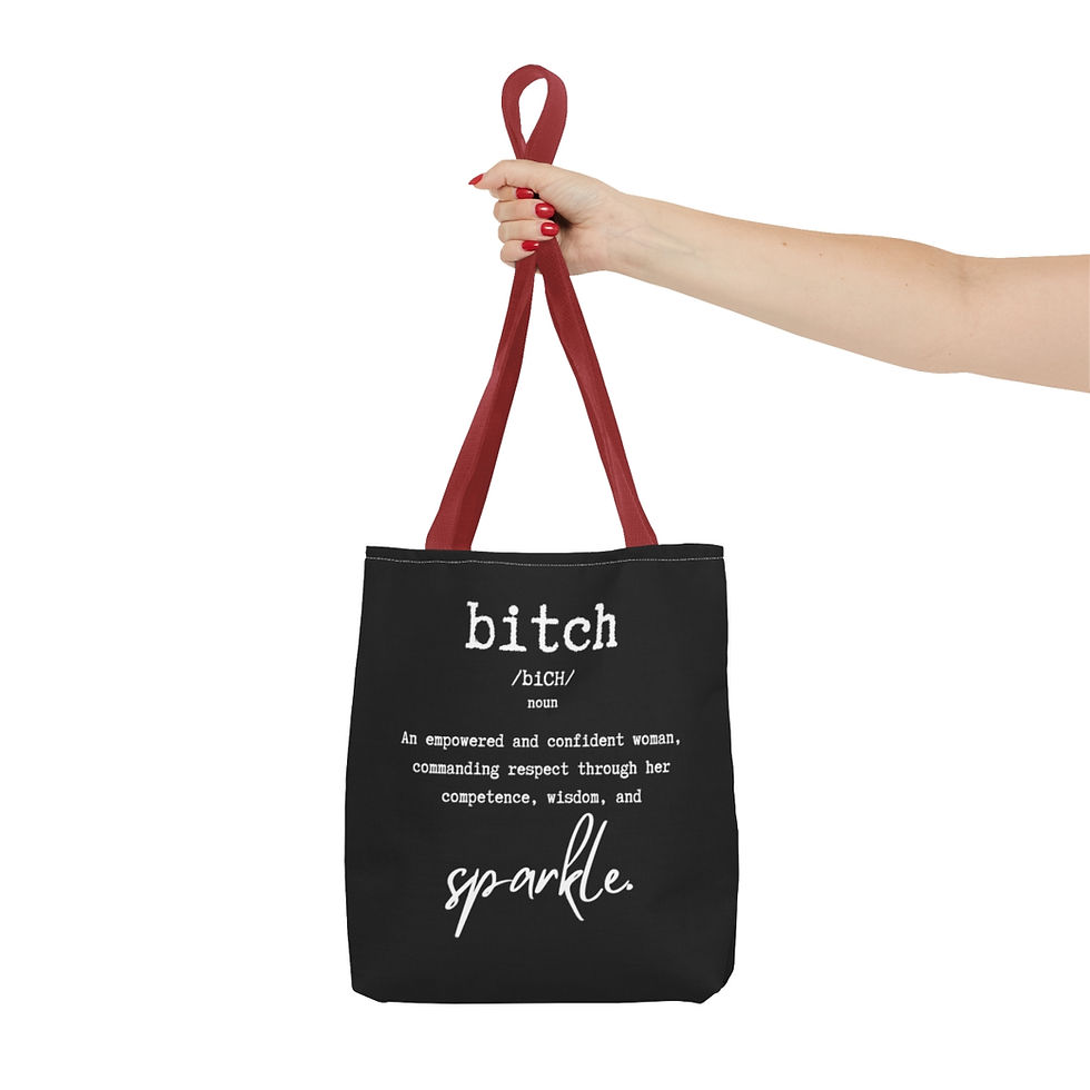 Thumbnail: Bitch Tote Bag (AOP)