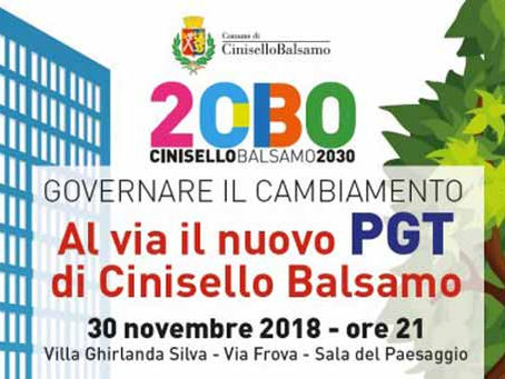 Un ciclo di incontri pubblici per il futuro di Cinisello Balsamo
