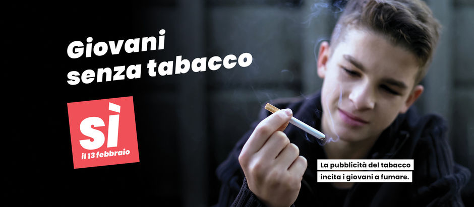 Sì, proteggiamo i giovani dalla pubblicità del tabacco