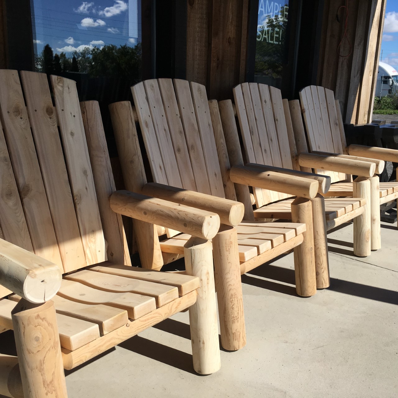 Log Adirondack