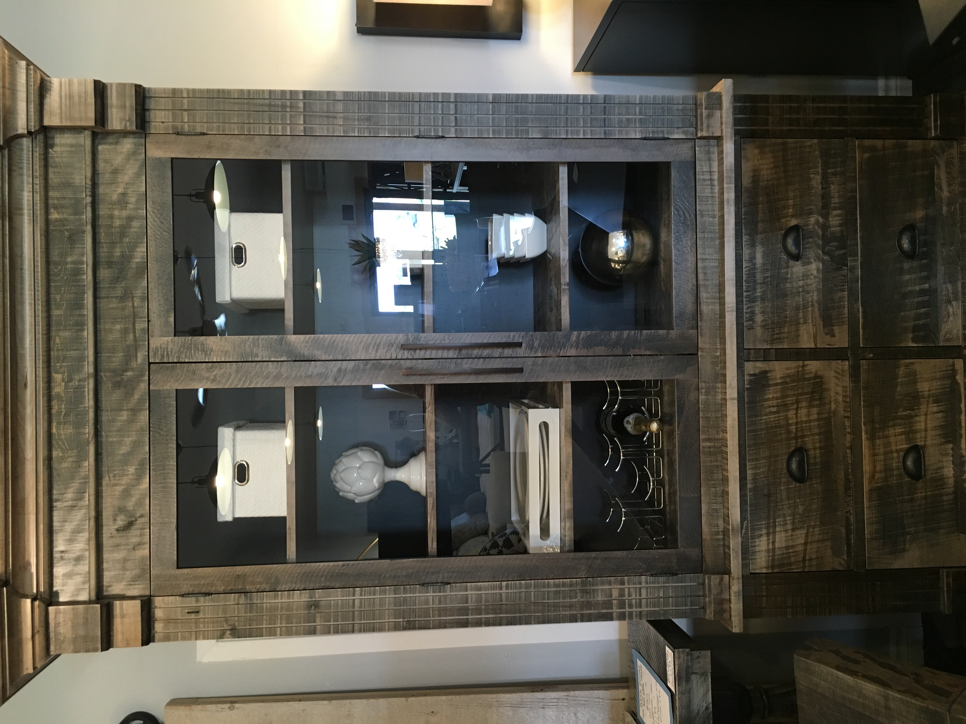 Hand Scraped Cabinet