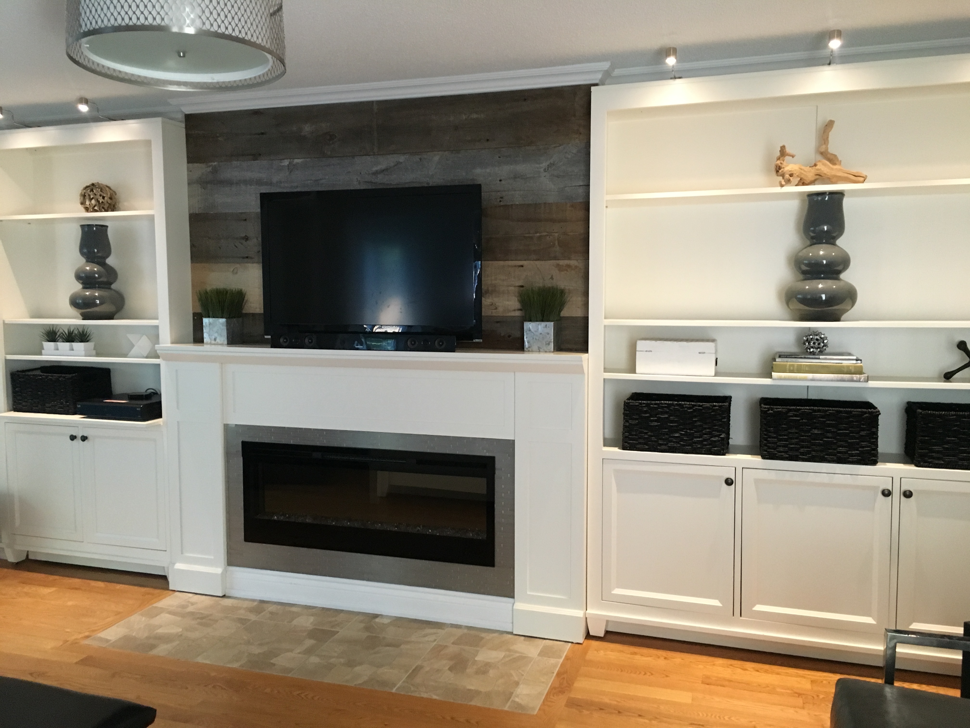 Custom Bookcases/ Mantel