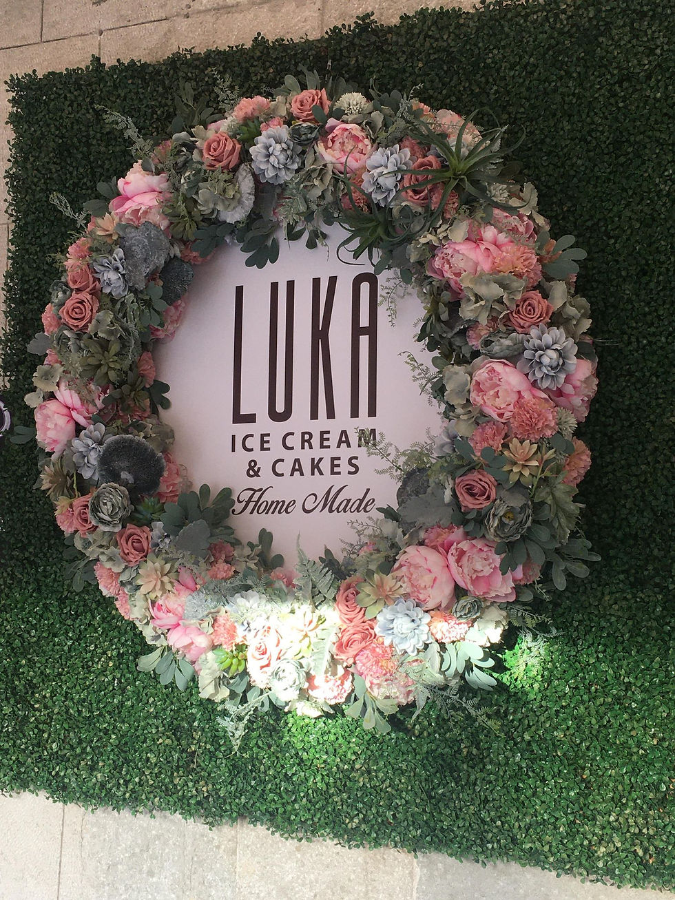 Enseigne du Glacier Luka, de Split