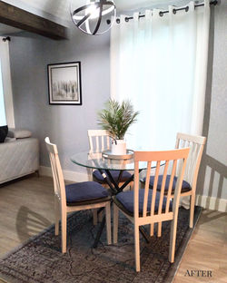 'After' Contemporary Dining Room Ella Joi Designs