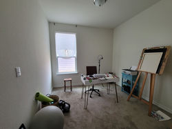 'Before' Modern Contemporary Office Space Ella Joi Designs