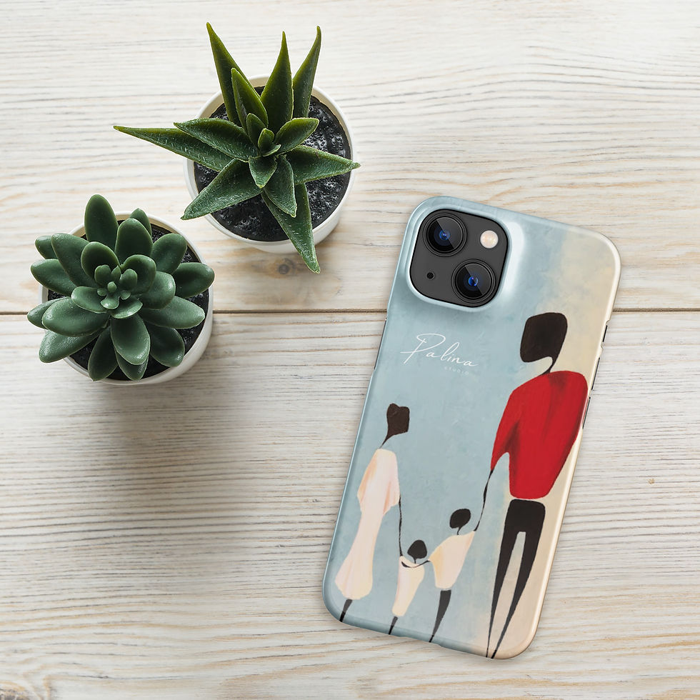 Thumbnail: Snap case for iPhone® "Amor y la Fortaleza"