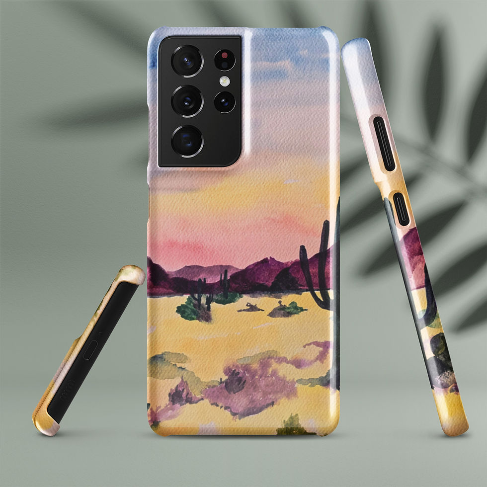 Thumbnail: Snap case for Samsung® "Watercolor Bliss - Desert"