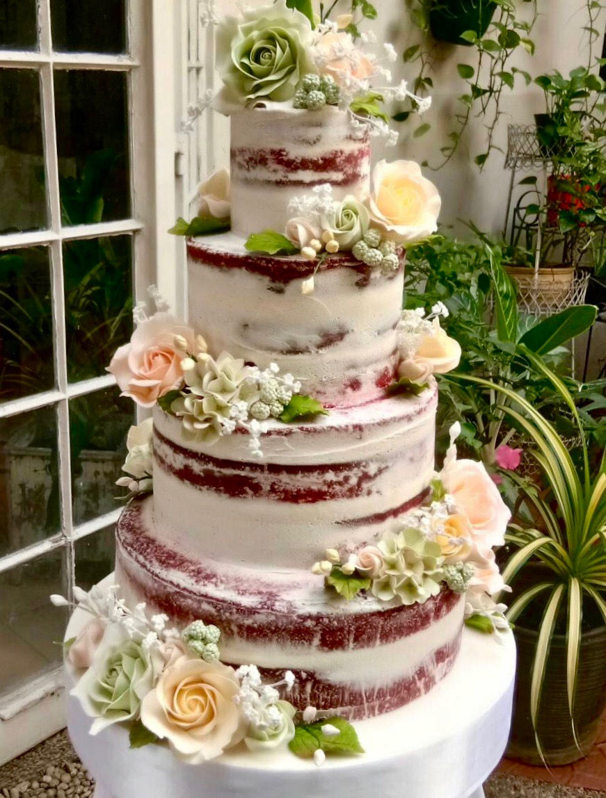 Red Velvet Naked Cake