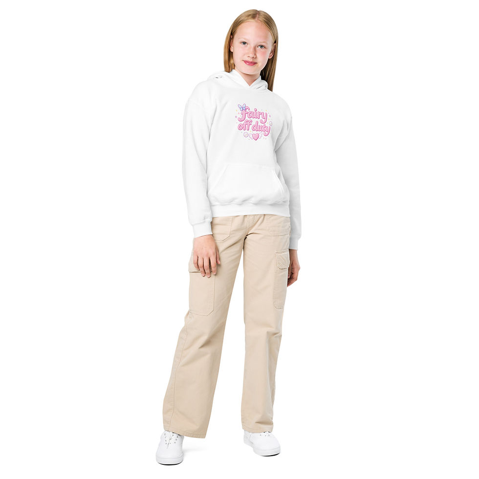 Thumbnail: Fairy Off Duty Kids Hoodie
