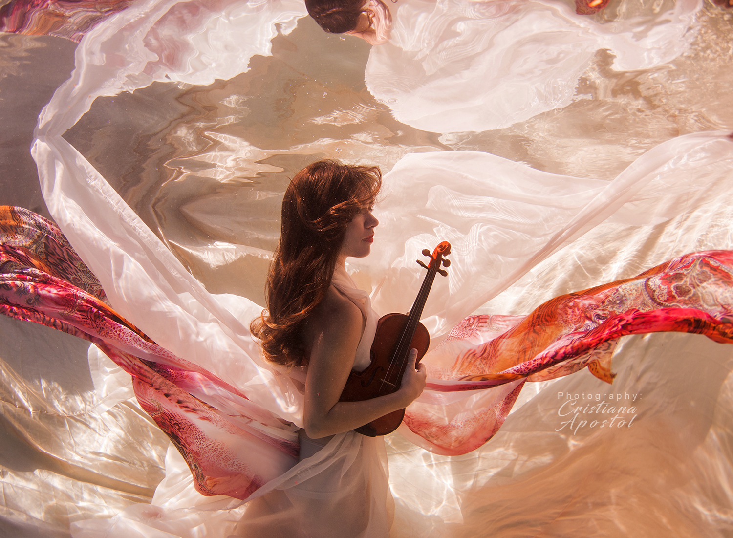 Naiads · IV — underwater concept photograph by Cristiana Apostol