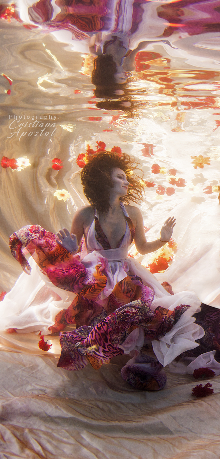 Naiads · III — underwater concept photograph by Cristiana Apostol